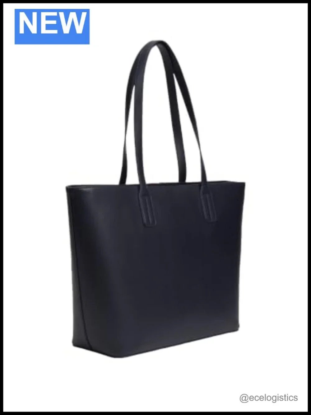Large Tote Bag with Zipper and Internal Pocket for Women – Polyurethane Handbag